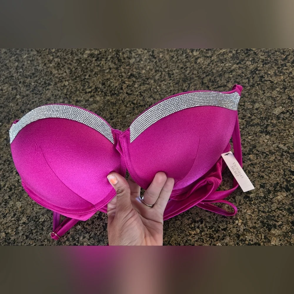 NEW Victoria Secret Shine Swim Top